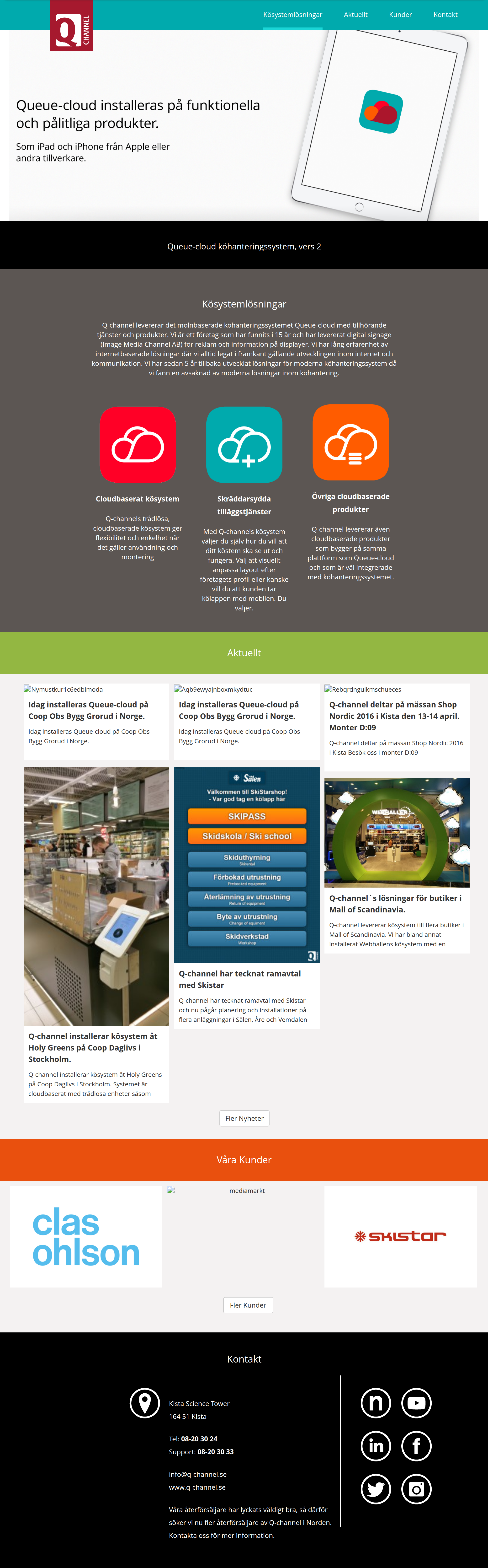 Screenshot of Q Channel